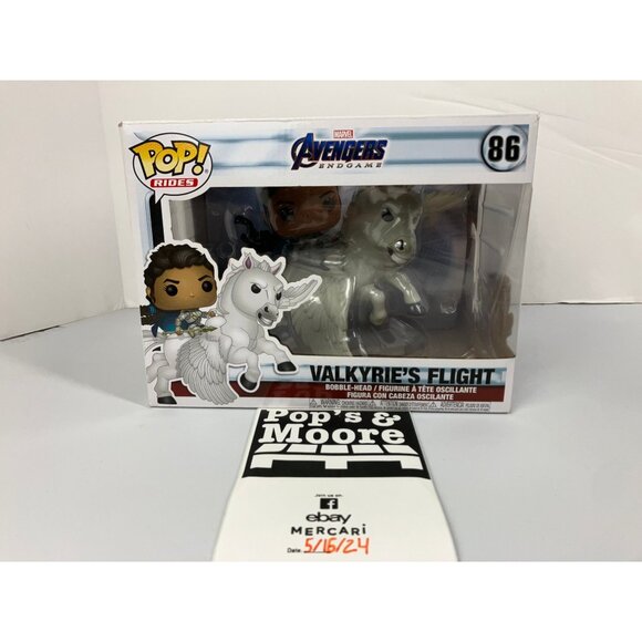 Funko Pop! Avengers Endgame: Valkyrie’s Flight 86 Vaulted Deluxe Vinyl Figure - Picture 1 of 15